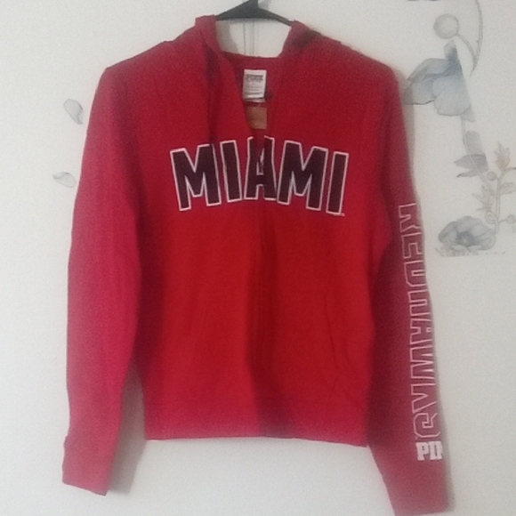 Red Miami Hoodie - Picture 1 of 5